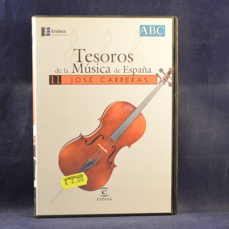 TESOROS DE LA MÚSICA DE ESPAÑA : 11 - JOSÉ CARRERAS - DVD MUSICAL