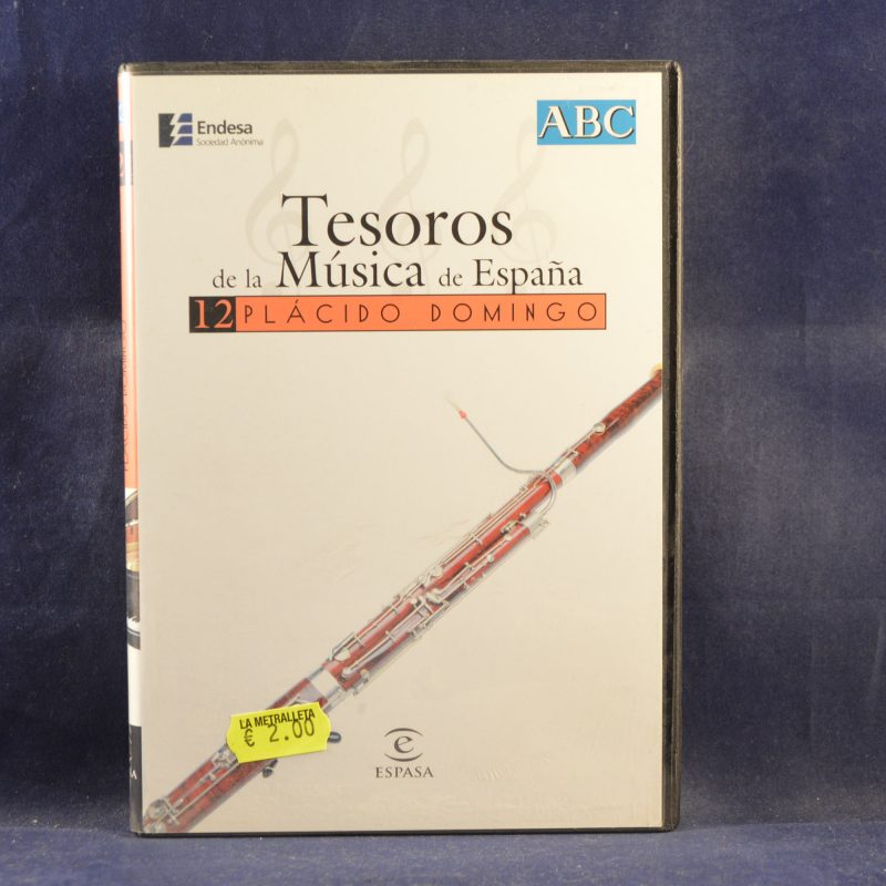 TESOROS DE LA MÚSICA DE ESPAÑA : 12 - PLÁCIDO DOMINGO - DVD MUSICAL