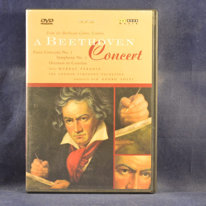PERAHIA, SOLTI - A BEETHOVEN CONCERT - DVD MUSICAL