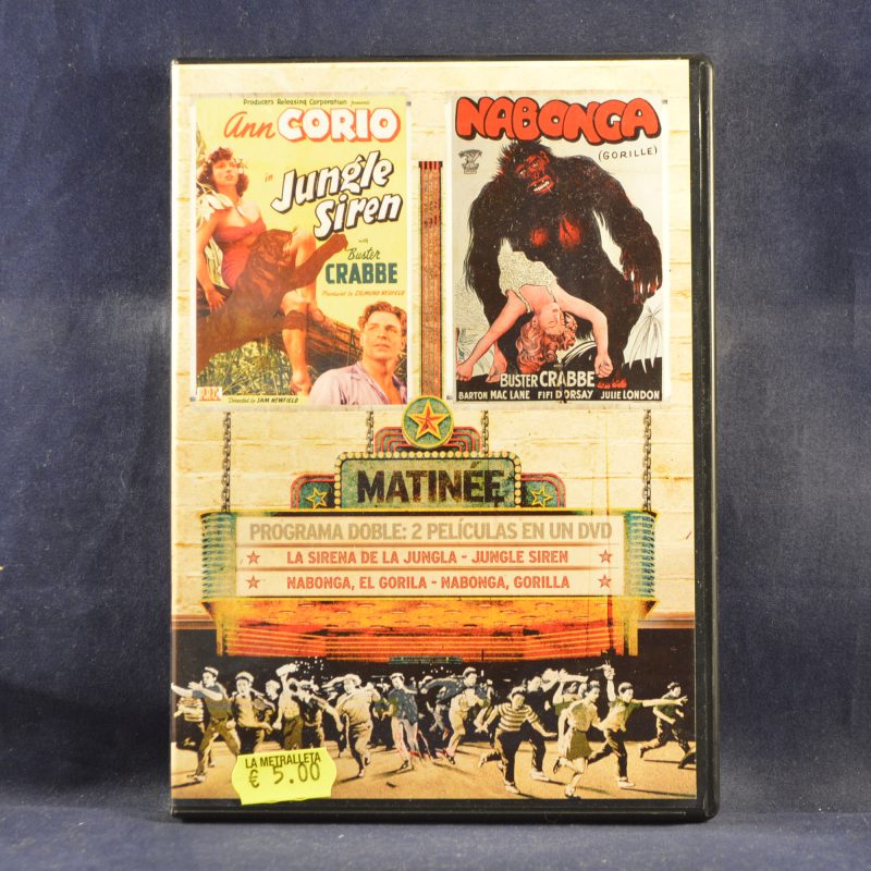 LA SIRENA DE LA JUNGLA / NABONGA, EL GORILA - DVD