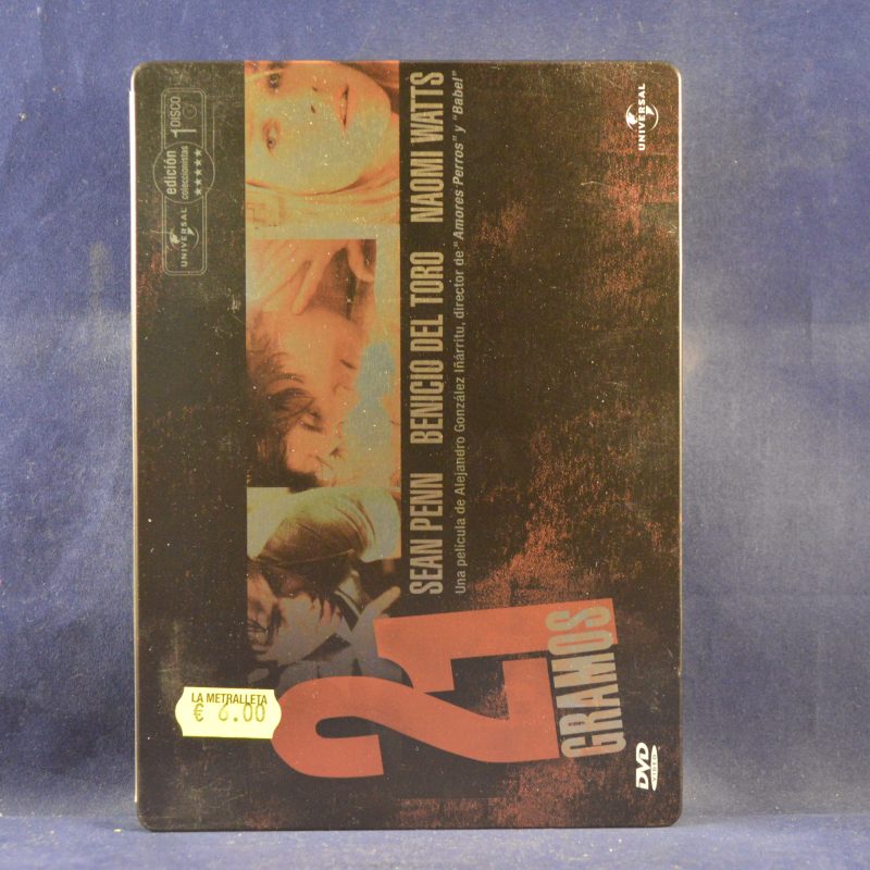 21 GRAMOS - DVD CAJA METÁLICA