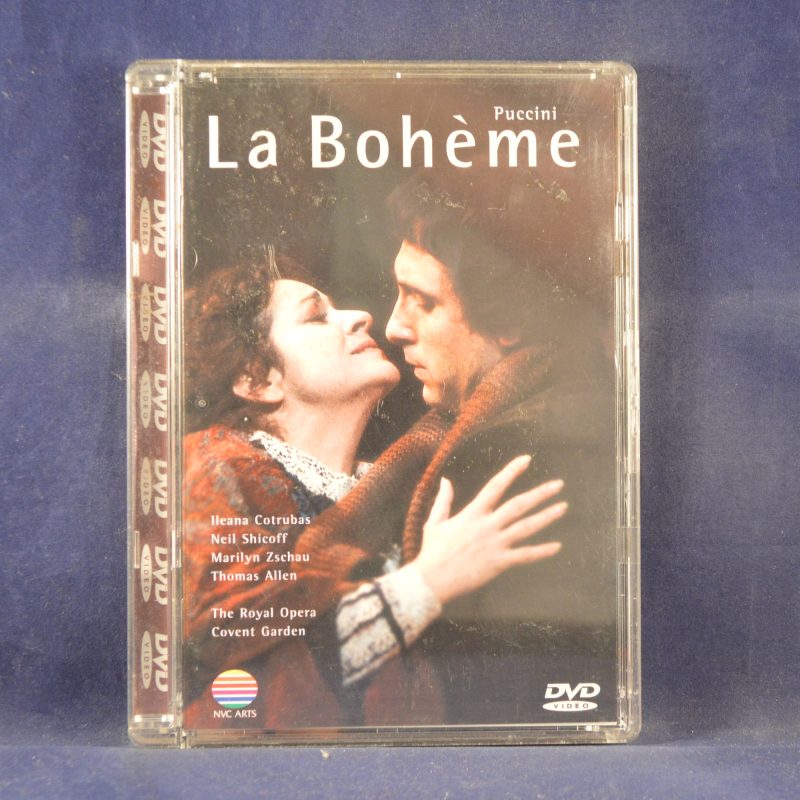 PUCCINI  / ILEANA COTRUBAS, NEIL SHICOFF, MARILYN ZSCHAU, THOMAS ALLEN - LA BOHÈME - DVD MUSICAL