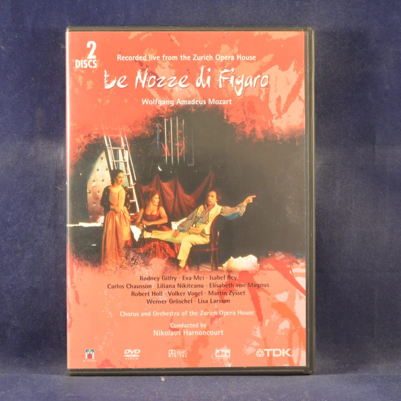 WOLFGANG AMADEUS MOZART - LE NOZZE DI FIGARO - 2 DVD MUSICAL