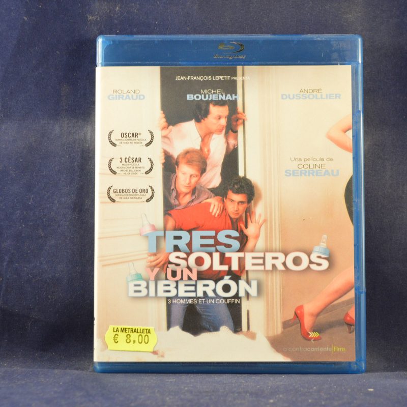 TRES SOLTEROS Y UN BIBERÓN - BLU-RAY