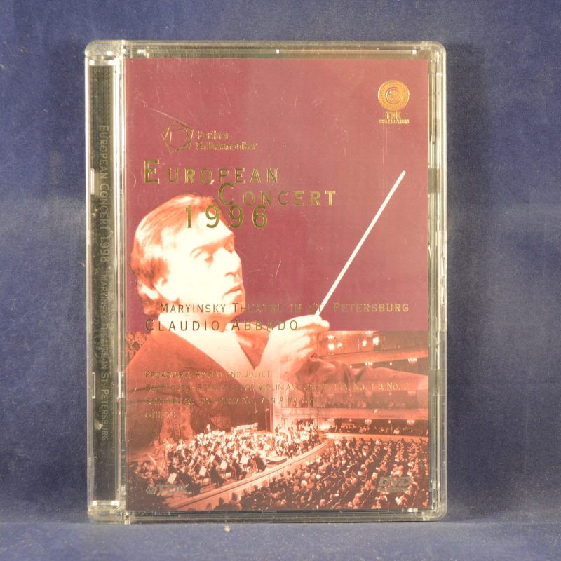 BERLINER PHILHARMONIKER, CLAUDIO ABBADO / PROKOFIEV , BEETHOVEN , VARIOUS ‎- EUROPA KONZERT 1996 - EUROPEAN CONCERT FROM THE MARIINSKY THEATRE IN ST. PETERSBURG - DVD MUSICAL