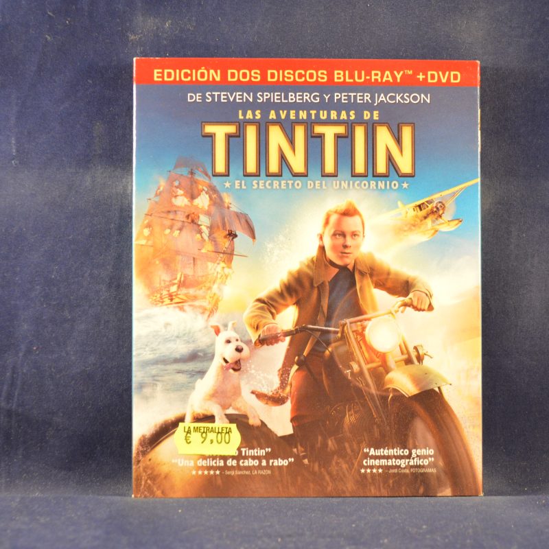 LAS AVENTURAS DE TINTIN : EL SECRETO DEL UNICORNIO - BLU-RAY + DVD