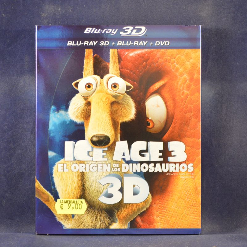 ICE AGE 3 : EL ORIGEN DE LOS DINOSAURIOS - BLU-RAY 3D + BLU-RAY + DVD