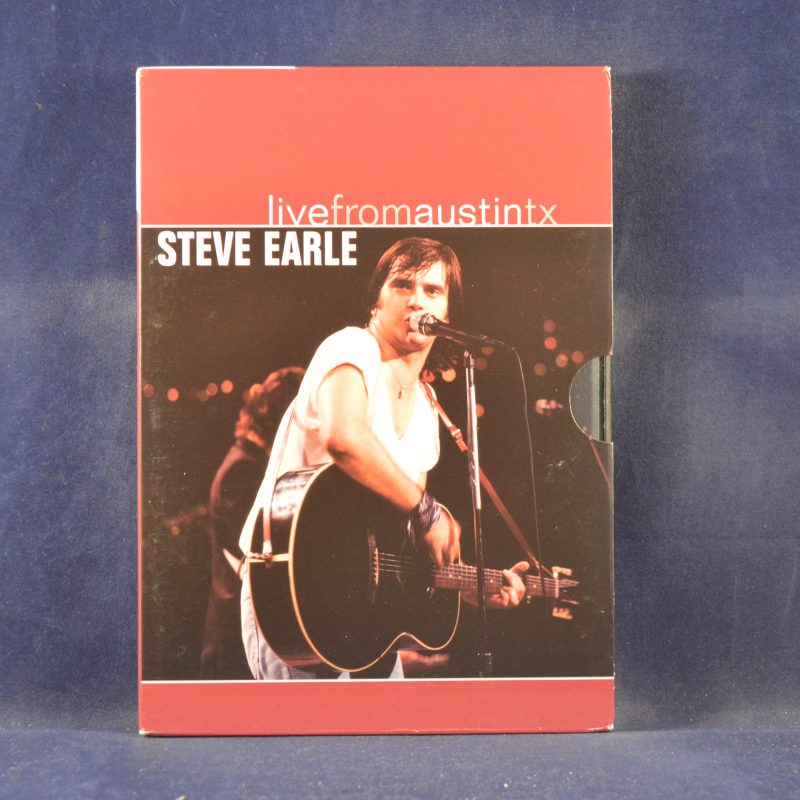 STEVE EARLE - LIVE FROM AUSTIN TX - DVD MUSICAL ROCK