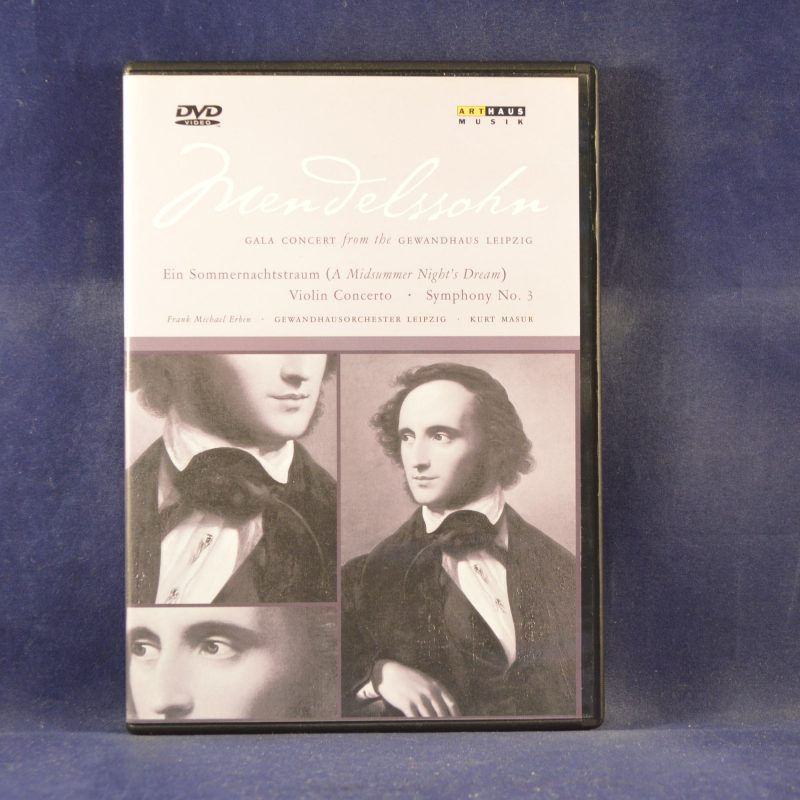 MENDELSSOHN - GALA CONCERT FROM THE GEWANDHAUS LEIPZIG - DVD MUSICAL