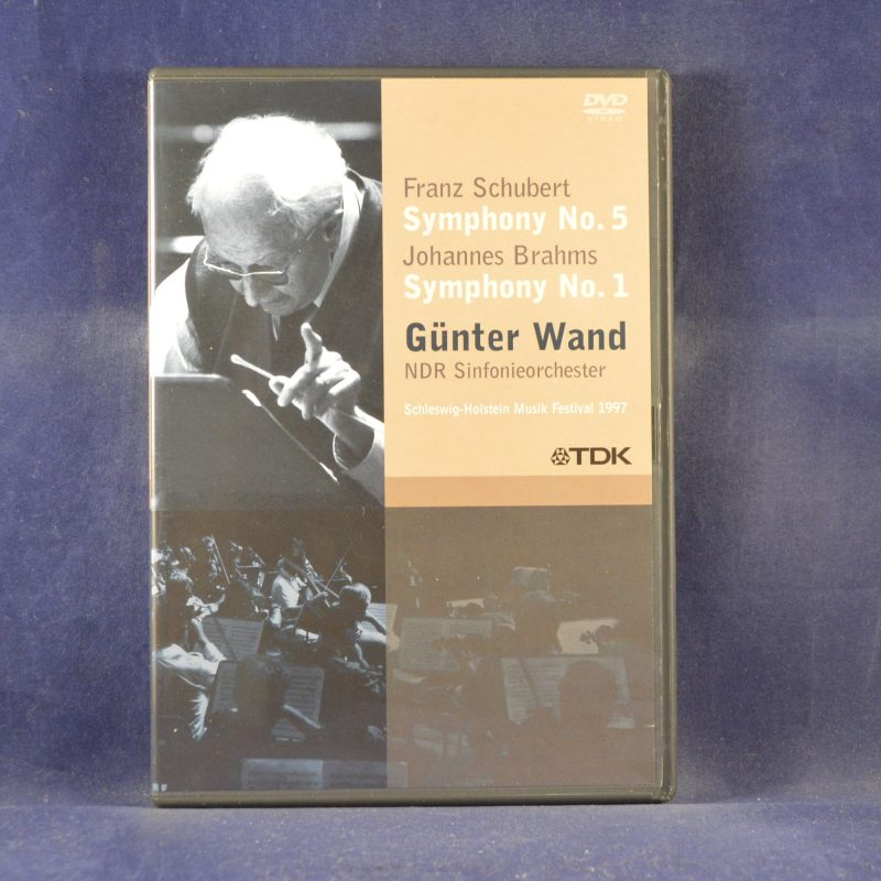 FRANZ SCHUBERT · JOHANNES BRAHMS - SYMPHONY NO.5 & NO.1 - DVD MUSICAL