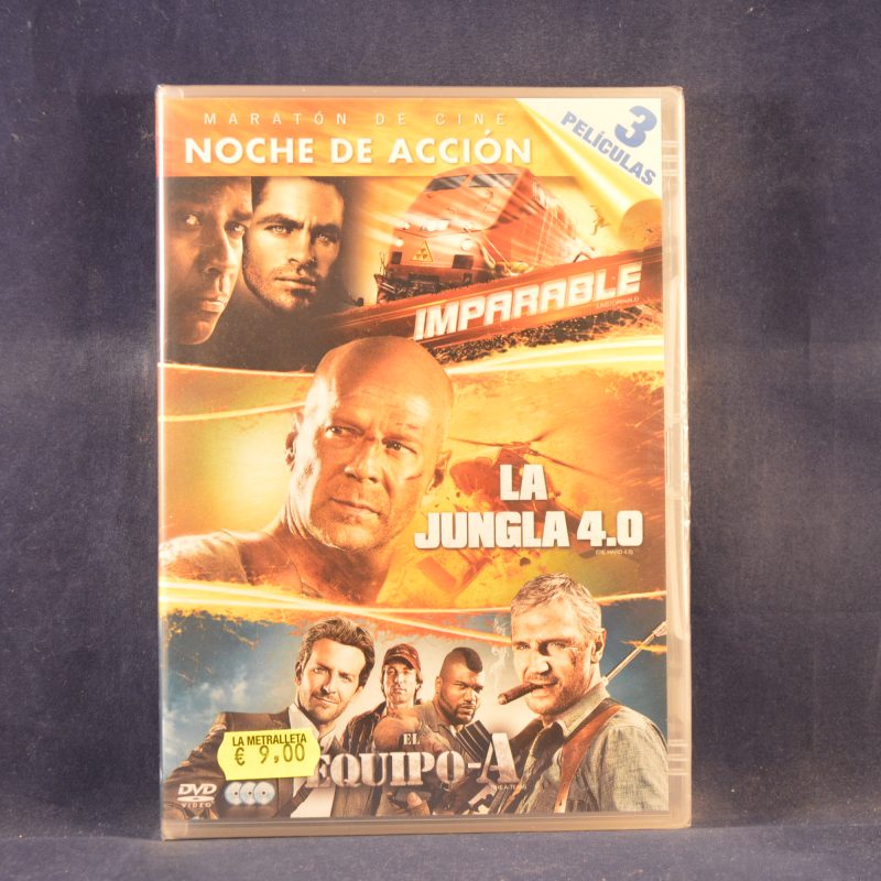 IMPARABLE / LA JUNGLA 4.0 / EL EQUIPO-A - 3 DVD