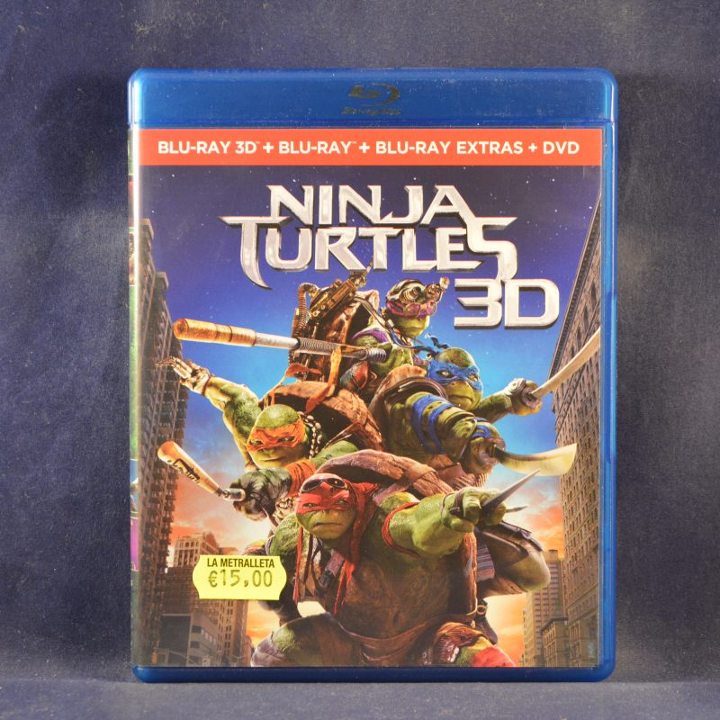 NINJA TURTLES - BLU-RAY 3D + 2 BLU-RAY + DVD