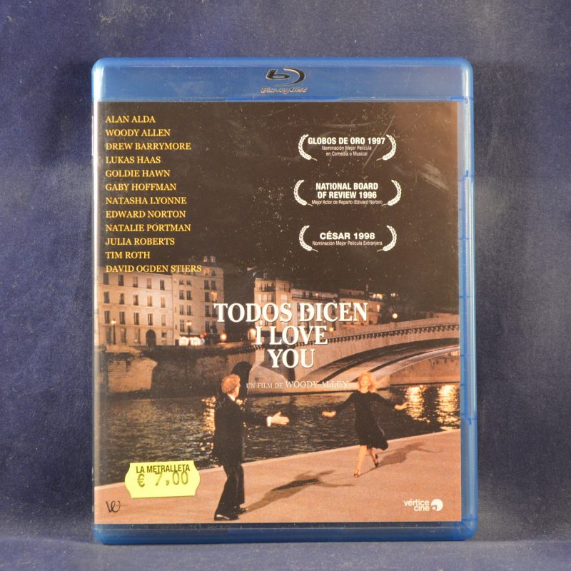 TODOS DICEN I LOVE YOU - BLU-RAY