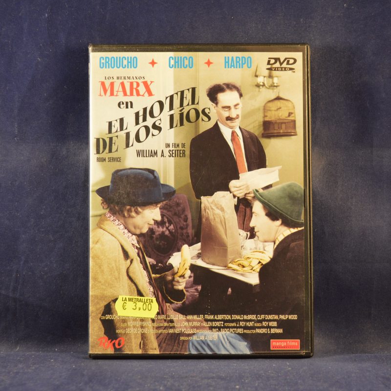 LOS HERMANOS MARX EN EL HOTEL DE LOS LÍOS - DVD