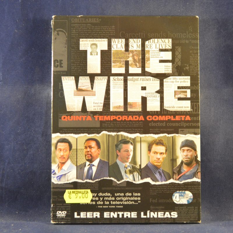 THE WIRE - QUINTA TEMPORADA COMPLETA - 4 DVD