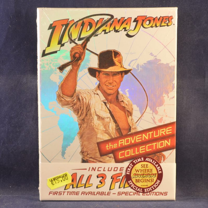 INDIANA JONES AND THE LAST CRUSADE / INDIANA JONES AND THE TEMPLE OF DOOM / INDIANA JONES AND THE RAIDERS OF LOST ARK - 3 DVD