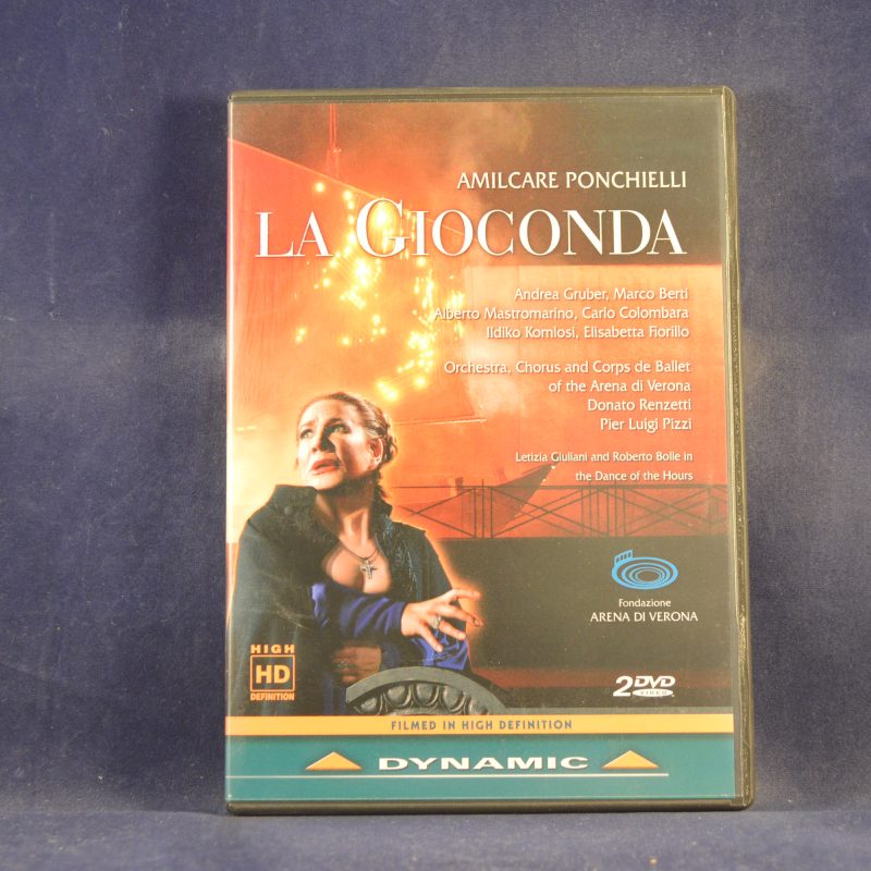 AMILCARE PONCHIELLI - LA GIOCONDA - 2 DVD MUSICAL