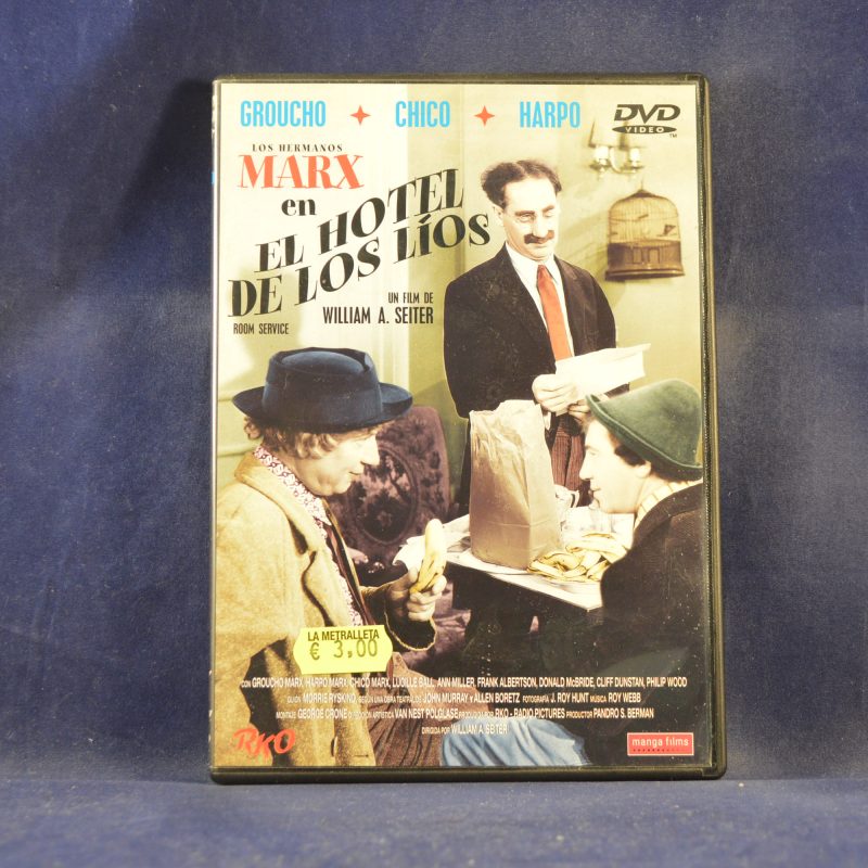 LOS HERMANOS MARX EN EL HOTEL DE LOS LÍOS  - DVD