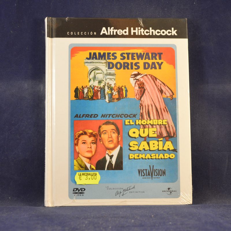 EL HOMBRE QUE SABÍA DEMASIADO - COLECCIÓN ALFRED HITCHCOCK - DVD