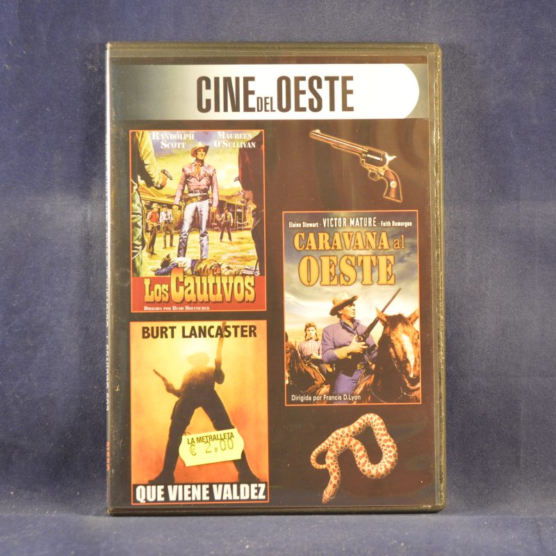 LOS CAUTIVOS / CARAVANA AL OESTE / QUE VIENE VALDEZ - DVD CAJA FINA