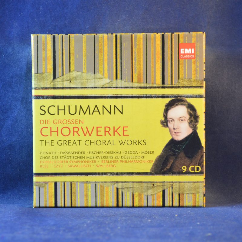 SCHUMANN - DIE GROSSEN CHORWERKE - THE GREAT CHORAL WORKS - 9 CD