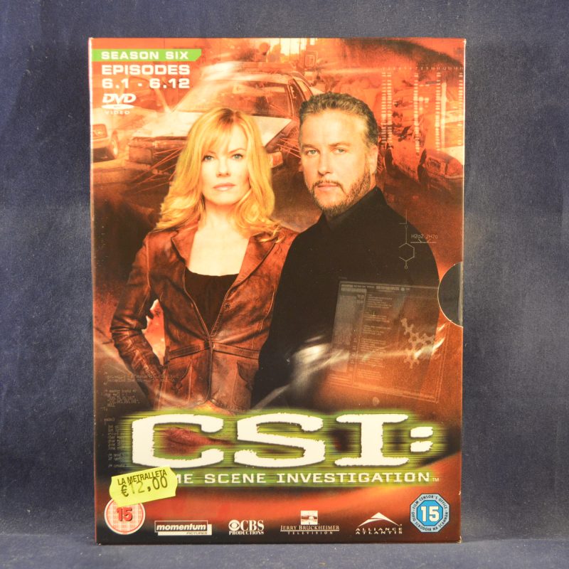 CSI: CRIME SCENE INVESTIGATION - TEMPORADA 6 ( EPISODIOS 1-12 ) - 3 DVD