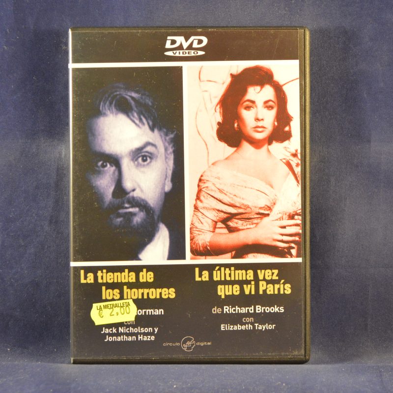 LA TIENDA DE LOS HORRORES / LA ÚLTIMA VEZ QUE VI PARÍS - DVD