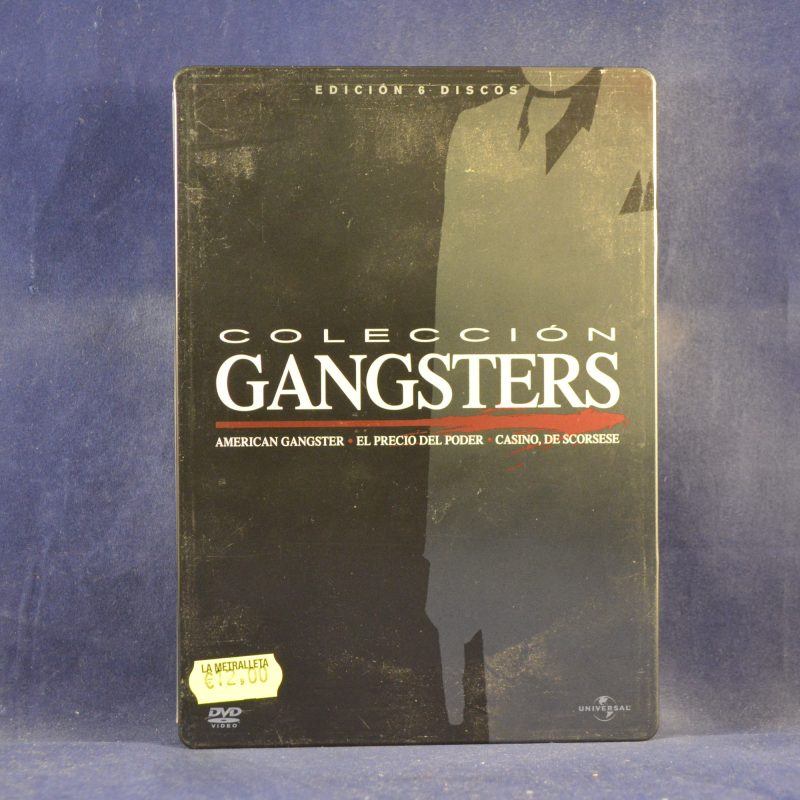 COLECCIÓN GANGSTERS - AMERICAN GANGSTER / EL PRECIO DEL PODER / CASINO, DE SCORSESE - 6 DVD CAJA METÁLICA