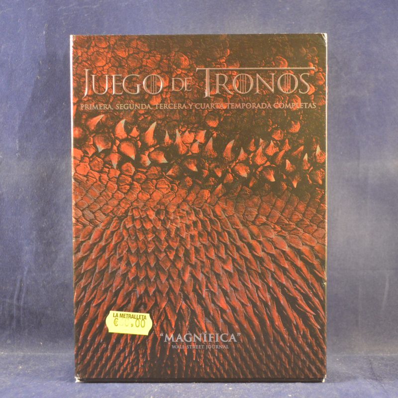 JUEGO DE TRONOS - PRIMERA, SEGUNDA, TERCERA Y CUARTA TEMPORADA COMPLETAS - DVD
