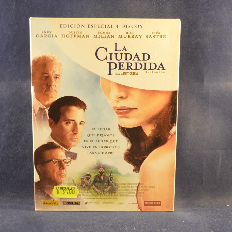 LA CIUDAD PERDIDA - PELÍCULA + TRAÍLER + BANDA SONORA - 4 DVD