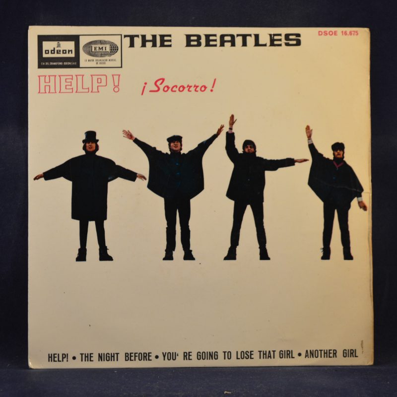THE BEATLES - HELP! = ¡SOCORRO! + 3 - EP