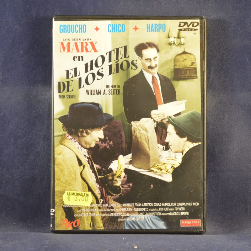 LOS HERMANOS MARX EN EL HOTEL DE LOS LÍOS - DVD