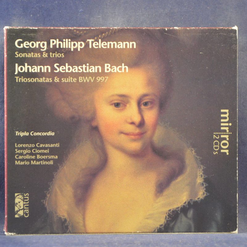 GEORG PHILIPP TELEMANN, JOHANN SEBASTIAN BACH / ENSEMBLE TRIPLA CONCORDIA - SONATAS & TRIOS - 2 CD