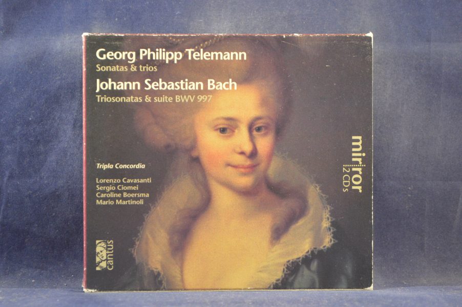 GEORG PHILIPP TELEMANN, JOHANN SEBASTIAN BACH / ENSEMBLE TRIPLA CONCORDIA - SONATAS & TRIOS - 2 CD