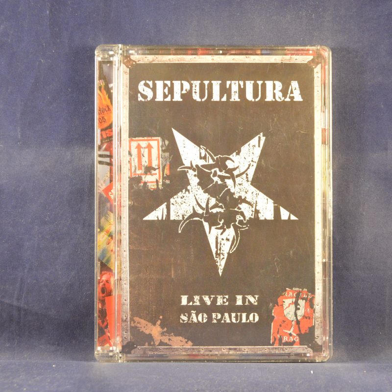 SEPULTURA - LIVE IN SÃO PAULO - 2  DVD MUSICALES