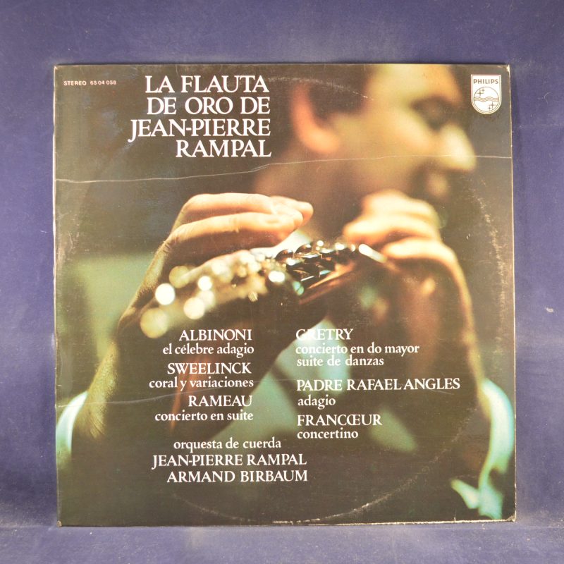 JEAN PIERRE RAMPAL - LA FLAUTA DE ORO DE JEAN-PIERRE RAMPAL - LP