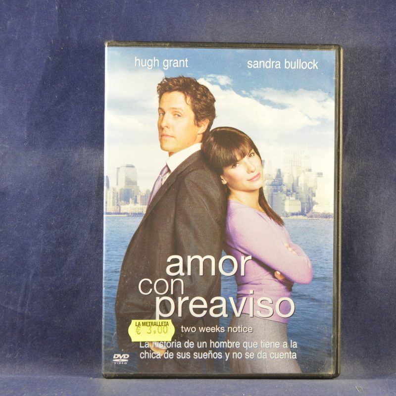 AMOR CON PREAVISO - DVD