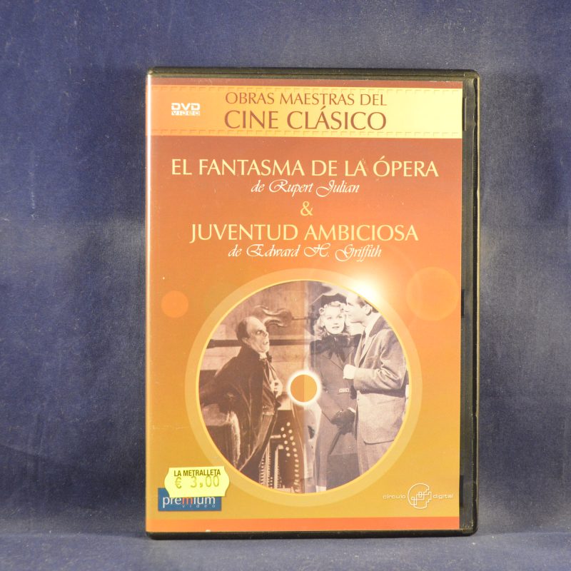 FANTASMA DE LA ÓPERA Y JUVENTUD AMBICIOSA - DVD