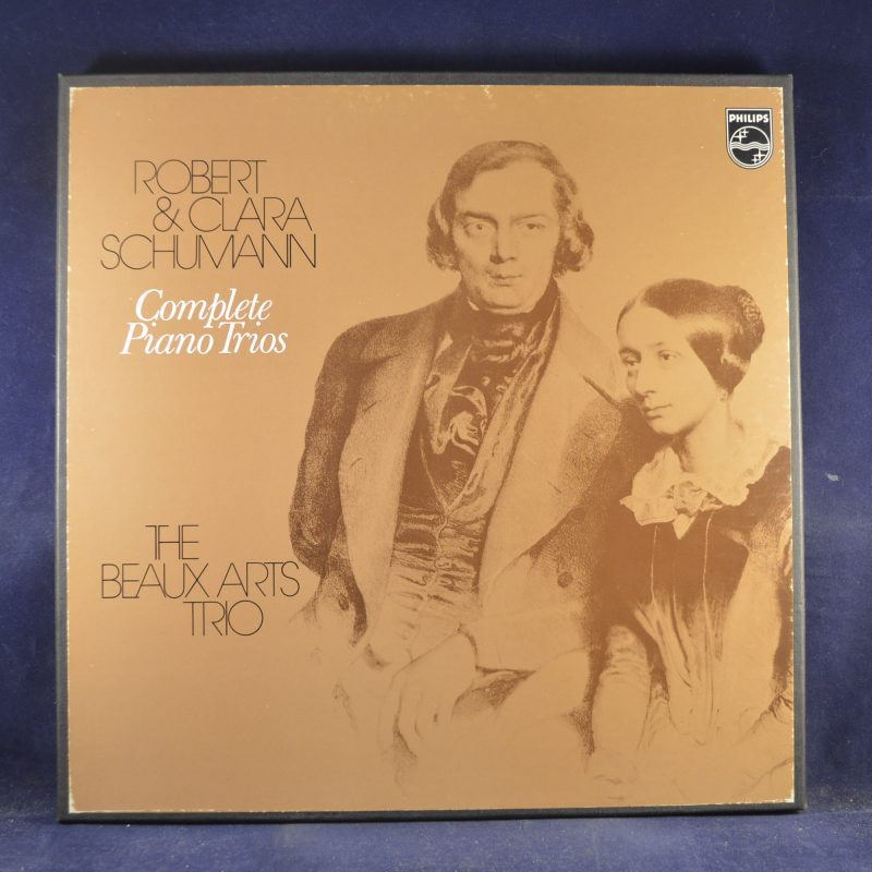 ROBERT & CLARA SCHUMANN / BEAUX ARTS TRIO - COMPLETE PIANO TRIOS - 2 LP