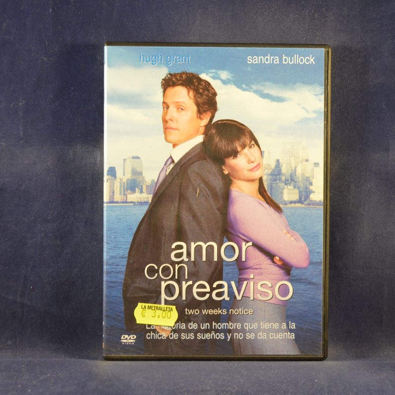 AMOR CON PREAVISO - DVD