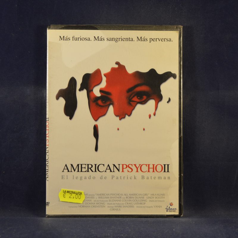 AMERICAN PSYCHO II : EL LEGADO DE PATRICK BATEMAN - DVD CAJA FINA