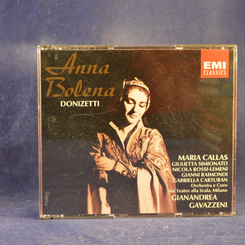 DONIZETTI - MARIA CALLAS, GIULIETTA SIMIONATO, NICOLA ROSSI-LEMENI, GIANNI RAIMONDI, GABRIELLA CARTURAN, ORCHESTRA E CORO DEL TEATRO ALLA SCALA, MILANO, GIANANDREA GAVAZZENI - ANNA BOLENA - 2 CD