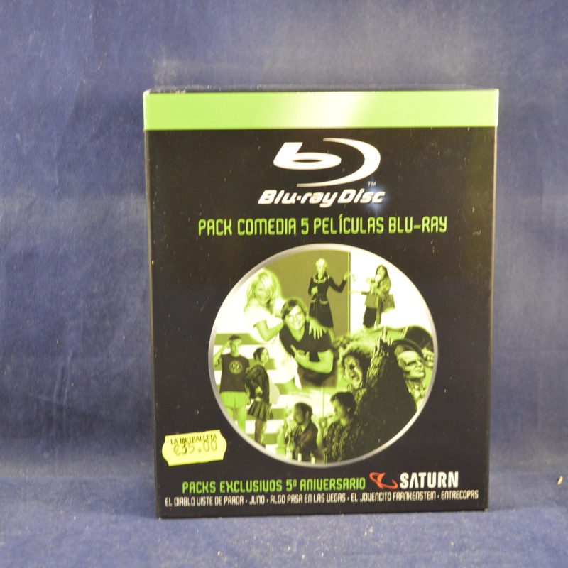 EL DIABLO SE VISTE DE PRADA / JUNO / ALGO PASA EN LAS VEGAS / EL JOVENCITO FRANKENSTEIN / ENTRECOPAS - 5 BLU-RAY