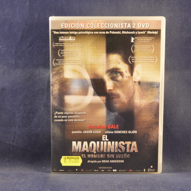 EL MAQUINISTA : HOMBRE SIN SUEÑO - 2 DVD