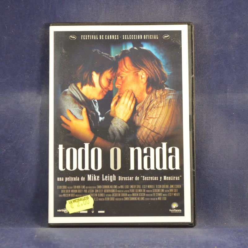 TODO O NADA - DVD CAJA FINA