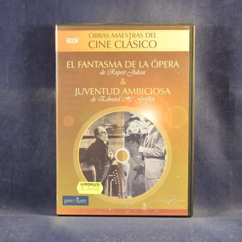 CINE CLÁSICO - EL FANTASMA DE LA ÓPERA / JUVENTUD AMBICIOSA - DVD