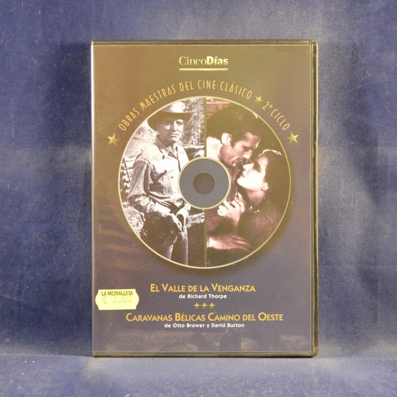 CINE CLÁSICO: EL VALLE DE LA VENGANZA / CARAVANAS BÉLICAS CAMINO DEL OESTE - DVD