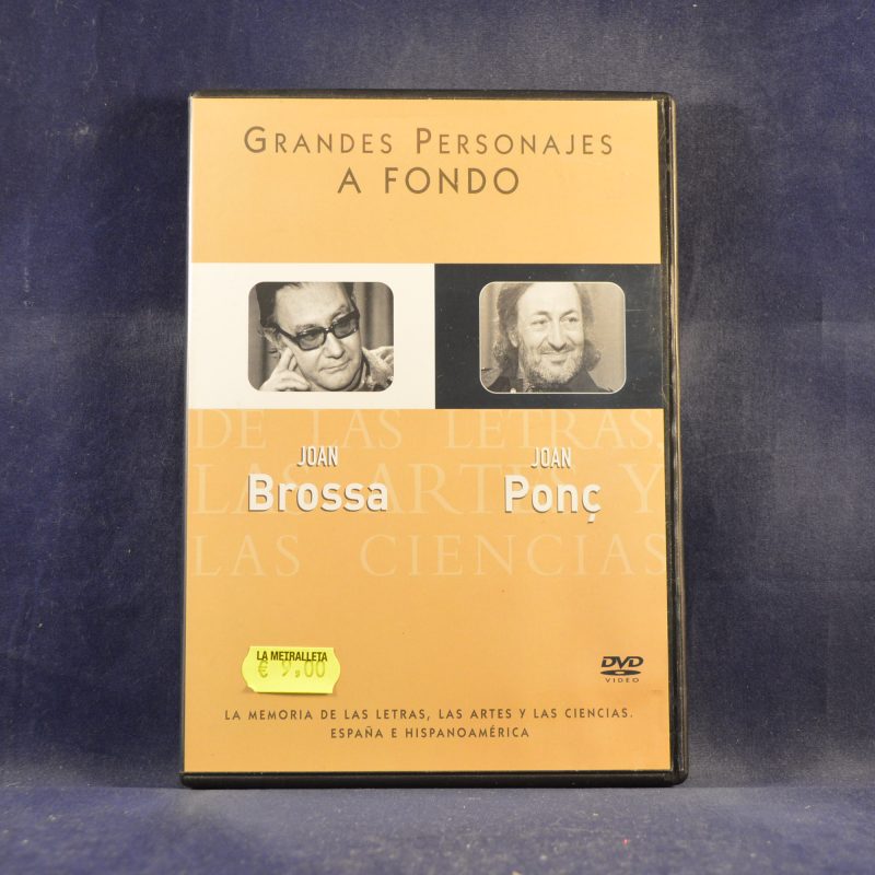 GRANDES PERSONAJES A FONDO: JOAN BROSSA Y JOAN POÇ - DVD