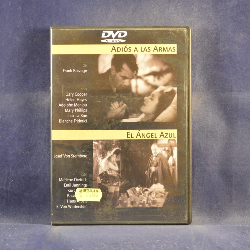 CINE CLÁSICO: ANDIÓS A LAS ARMAS / EL ÁNGEL AZUL - DVD