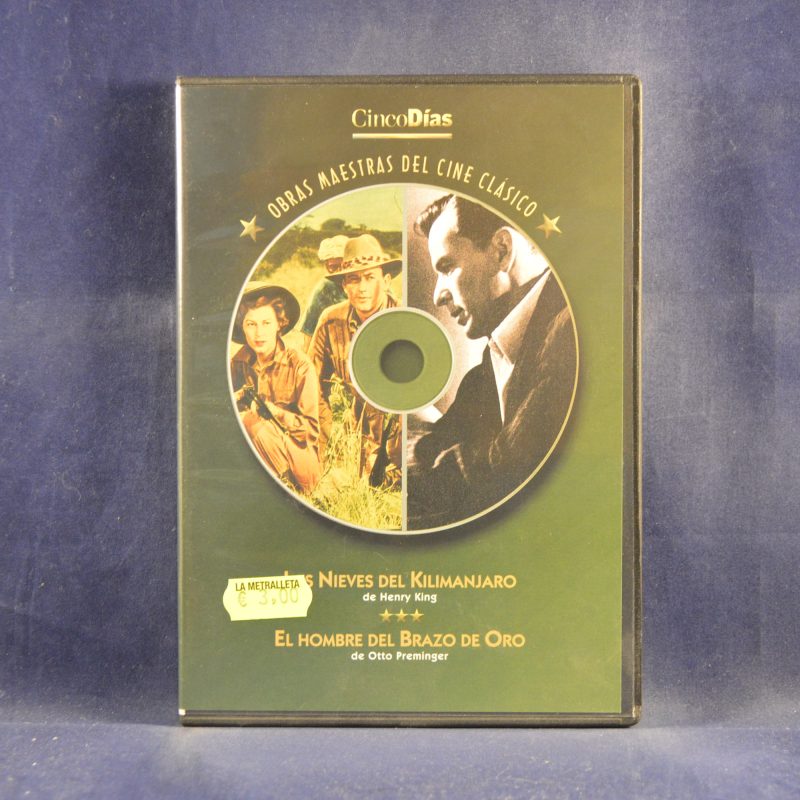 CINE CLÁSICO: LAS NIEVES DEL KILIMANJARO / EL HOMBRE DEL BRAZO DE ORO - DVD